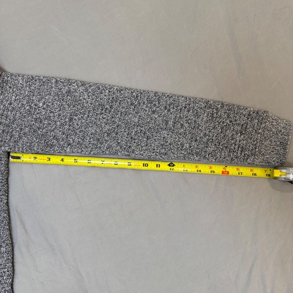 H&M Mens 100% cotton Sweater Textured Gray Crew Neck Long Sleeve Size S - Picture 6 of 7